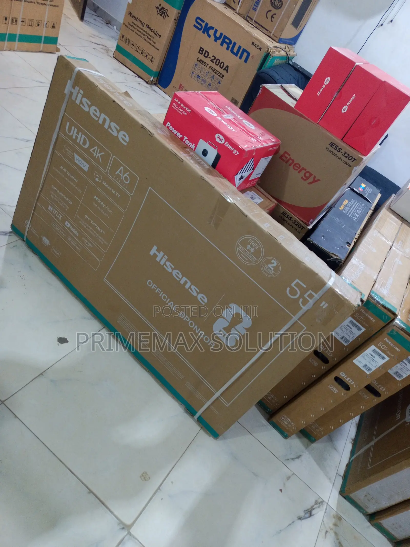 Bold Colors, Brilliant 55" Tv