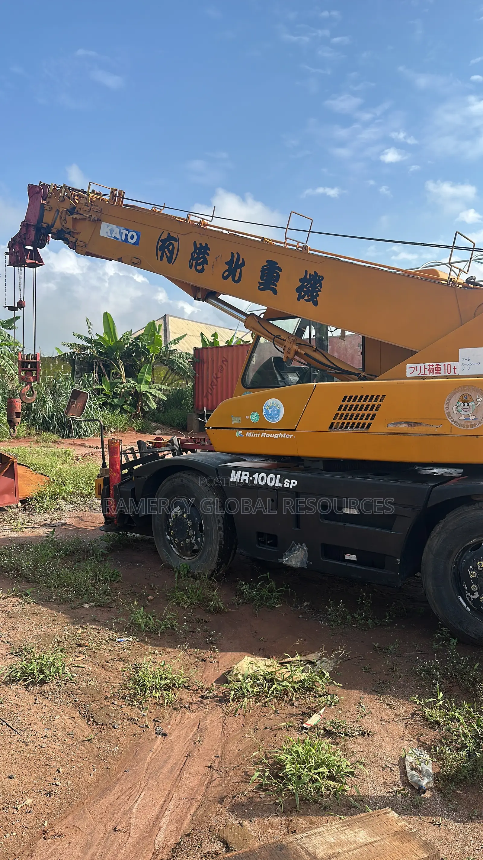 Foreign Used 10 Tons Mini Mobile Crane for Sale
