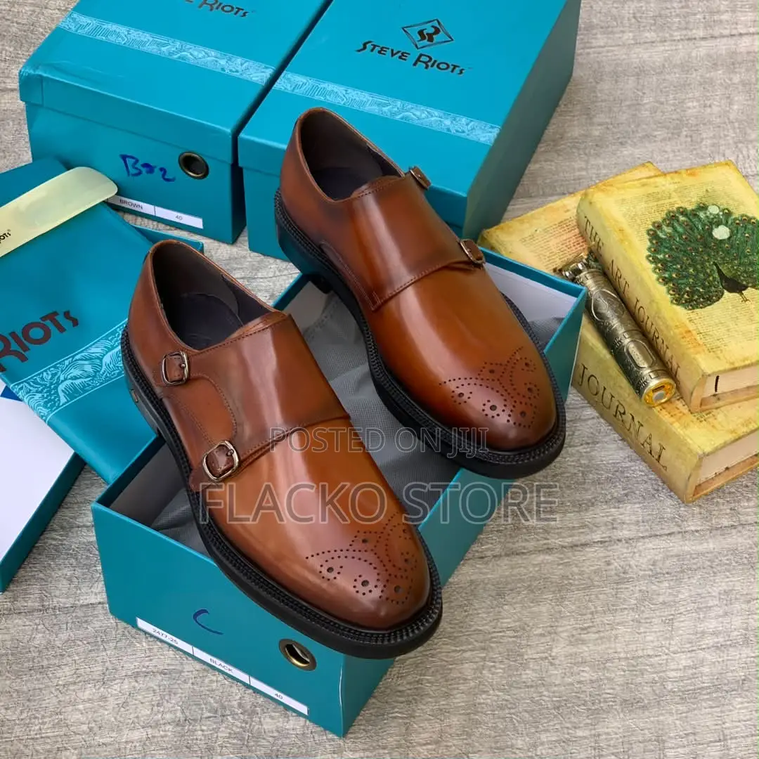 Original Steve Riots Double Sole Leather Brogue Shoes