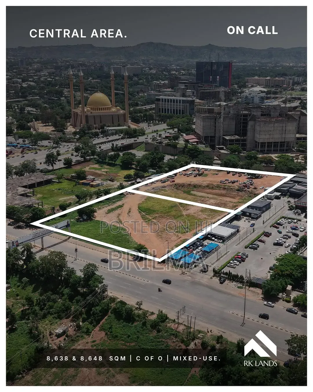 8,648 SQM 8,638 Land in Central Area for Sale