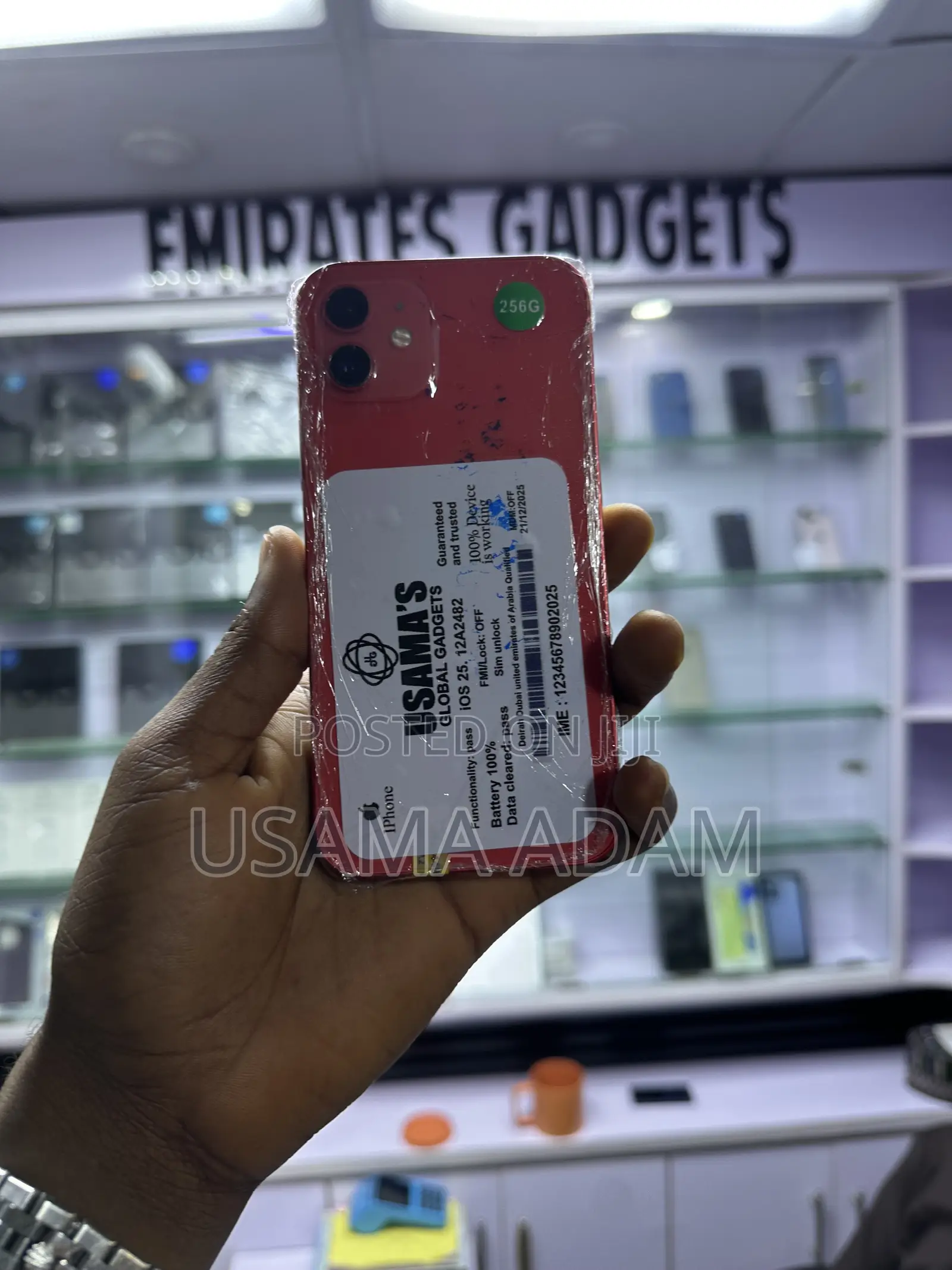 New Apple iPhone 12 256 GB Red