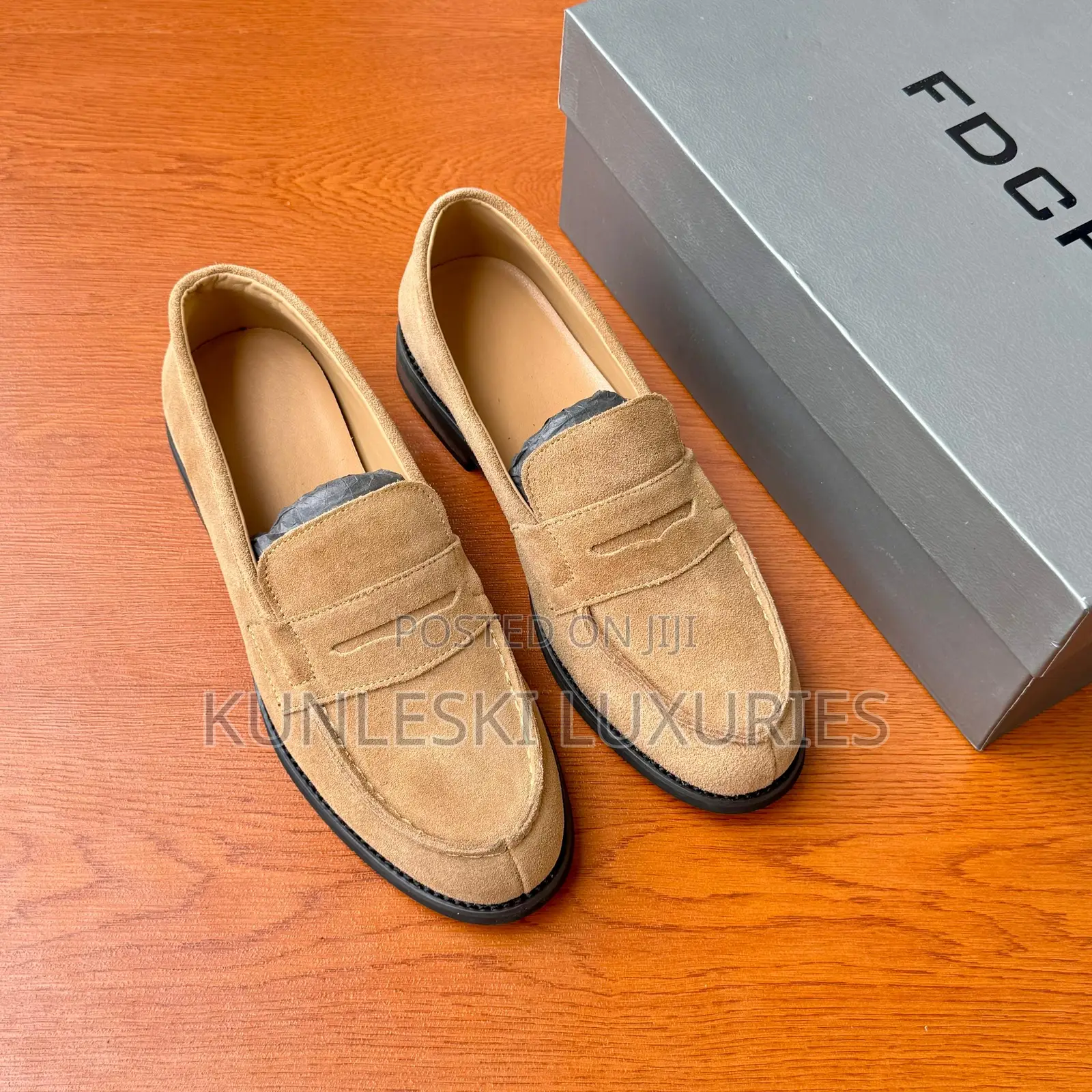 Original 180 Boxcalf Suede Penny Loafers Shoes