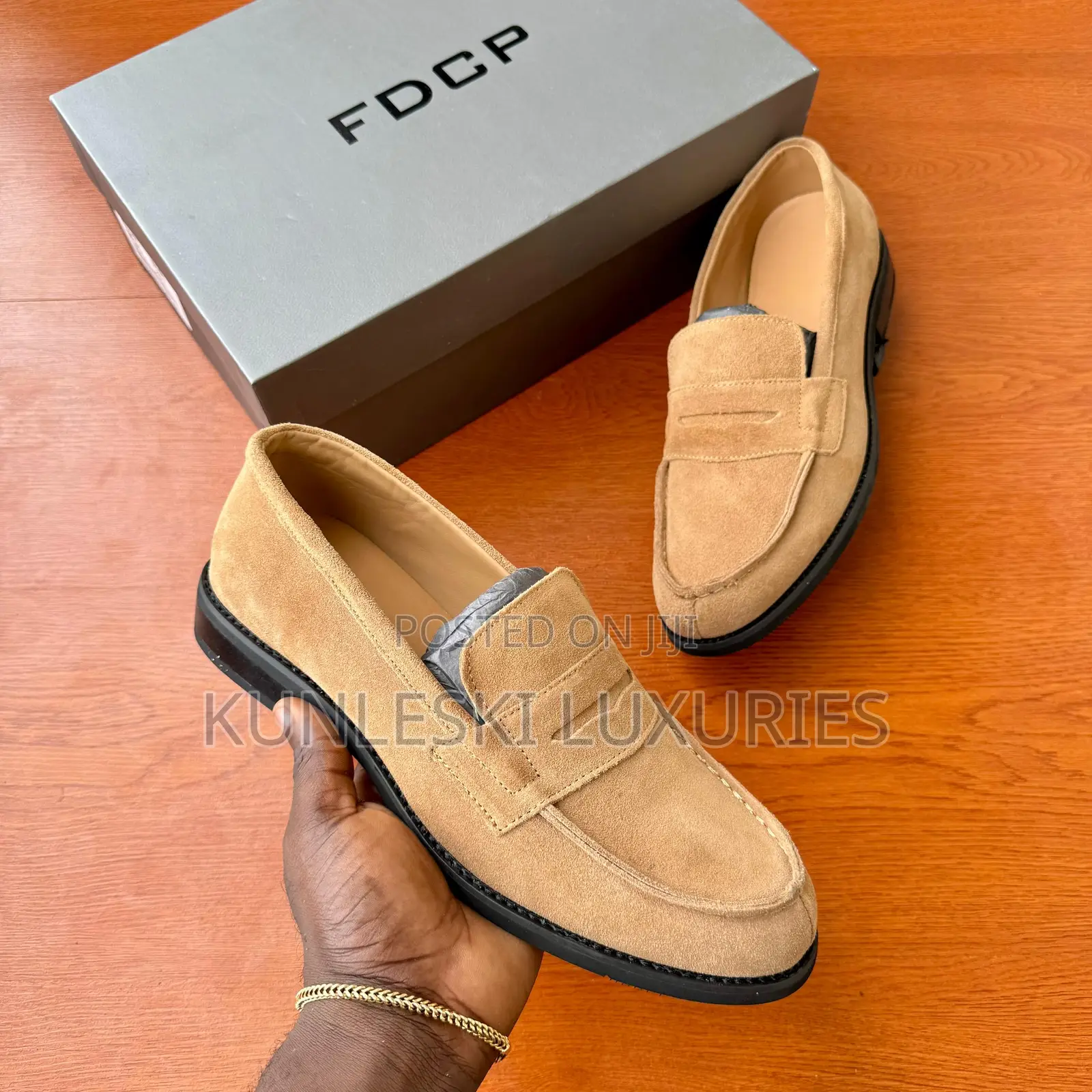 Original 180 Boxcalf Suede Penny Loafers Shoes