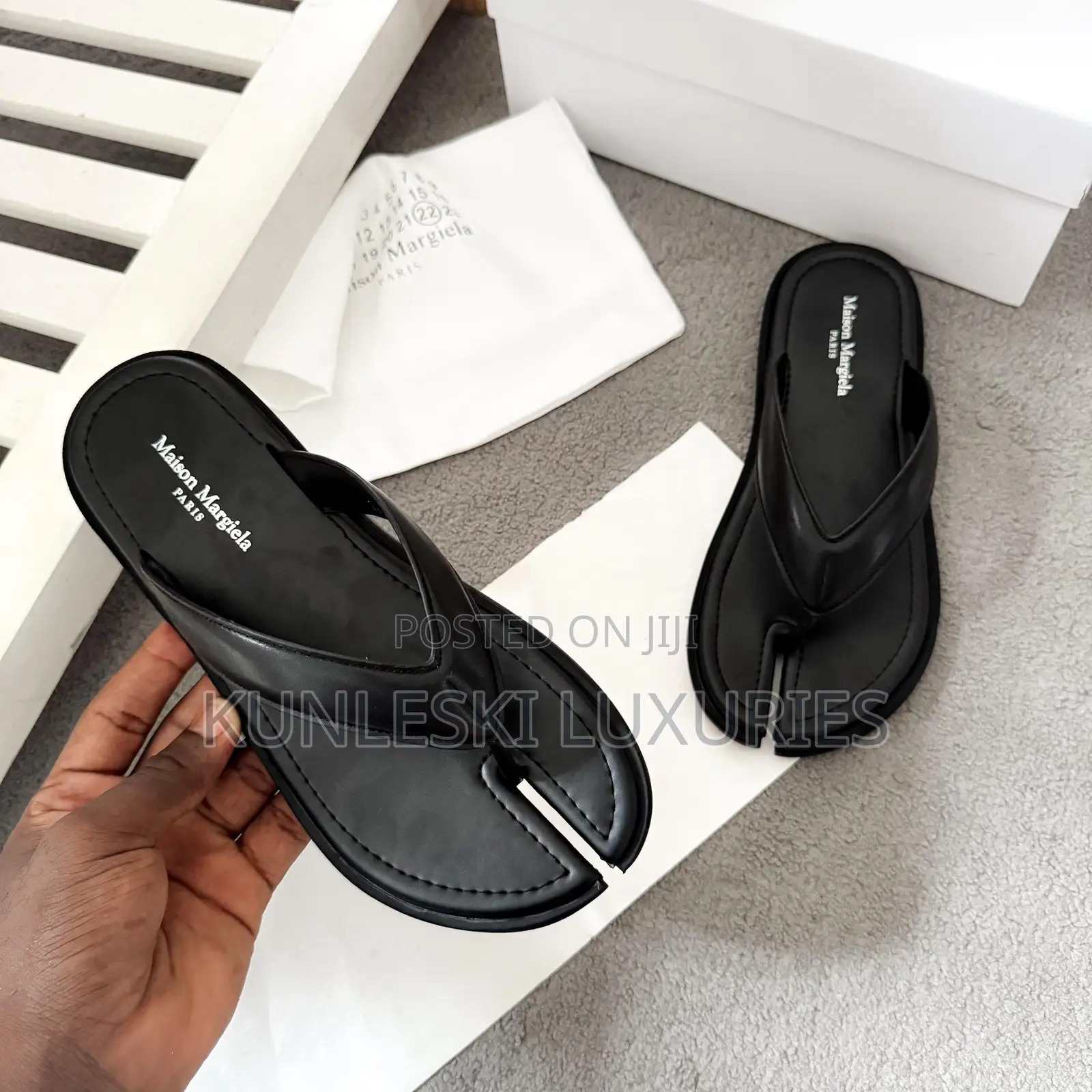 Original Maison Margiela Paris Flip Flop Slides
