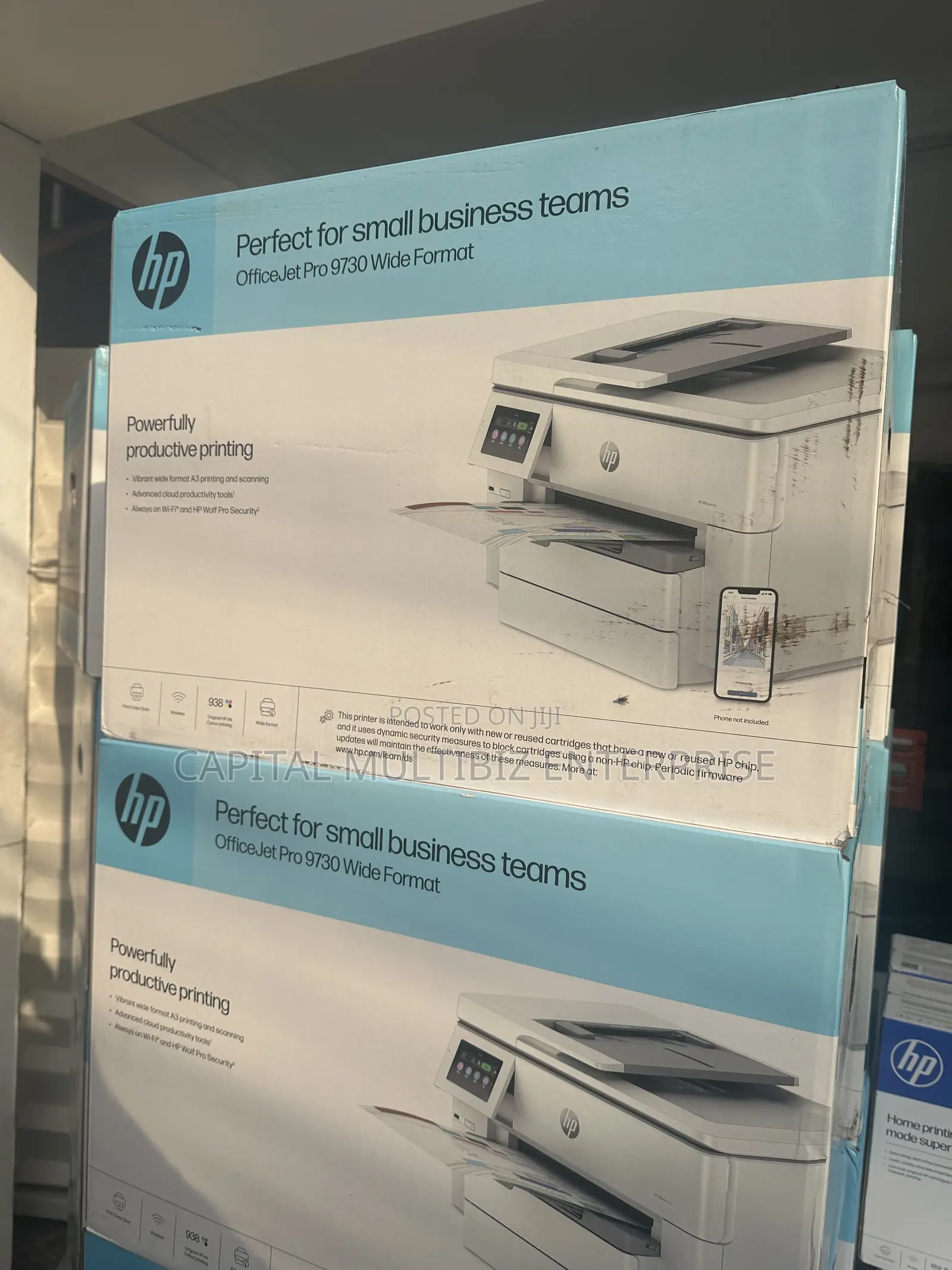 HP Office-Jet Pro 9730 A3 Wide Format All in One Printer