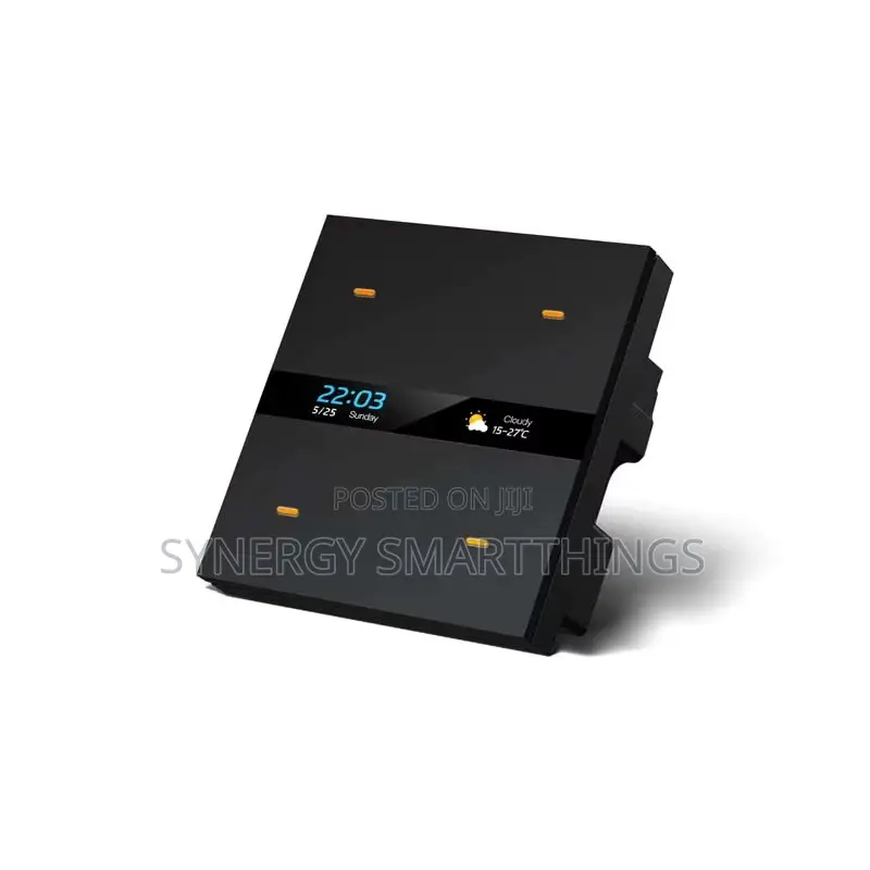 M8 Pro Zigbee Smart Switch 4 Gang Control Panel Scene Switch - Black