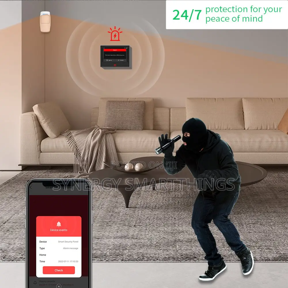 GSM Smart Home Burglar Security Wireless Alarm System 7inch Touch Key