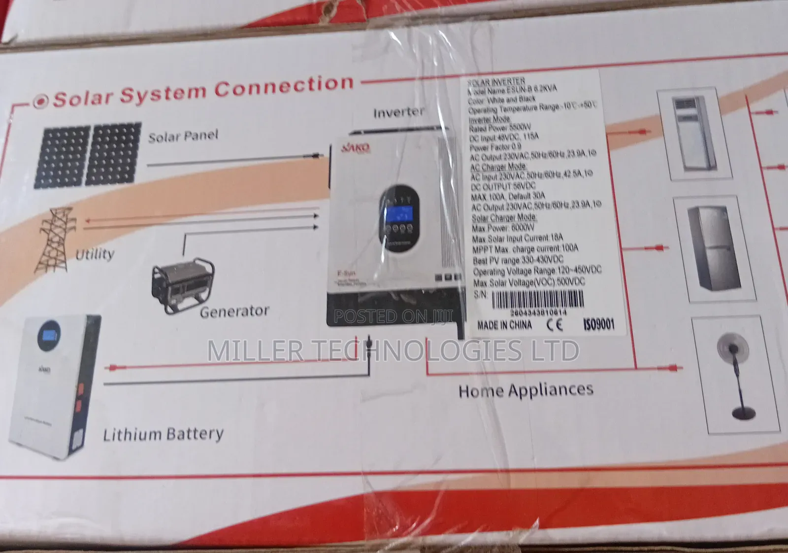 Sako 6.2kva Hybrid Power Inverter