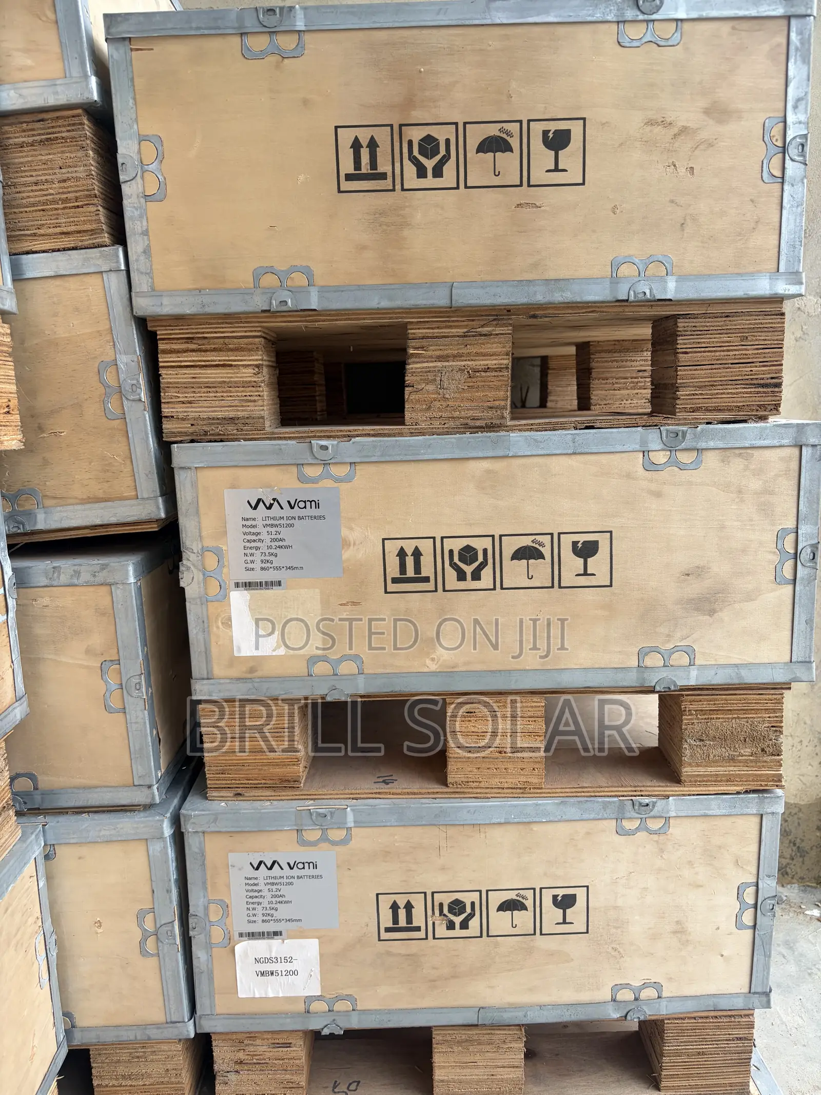10kwh-51.2v Vami Solar Lithium Battery