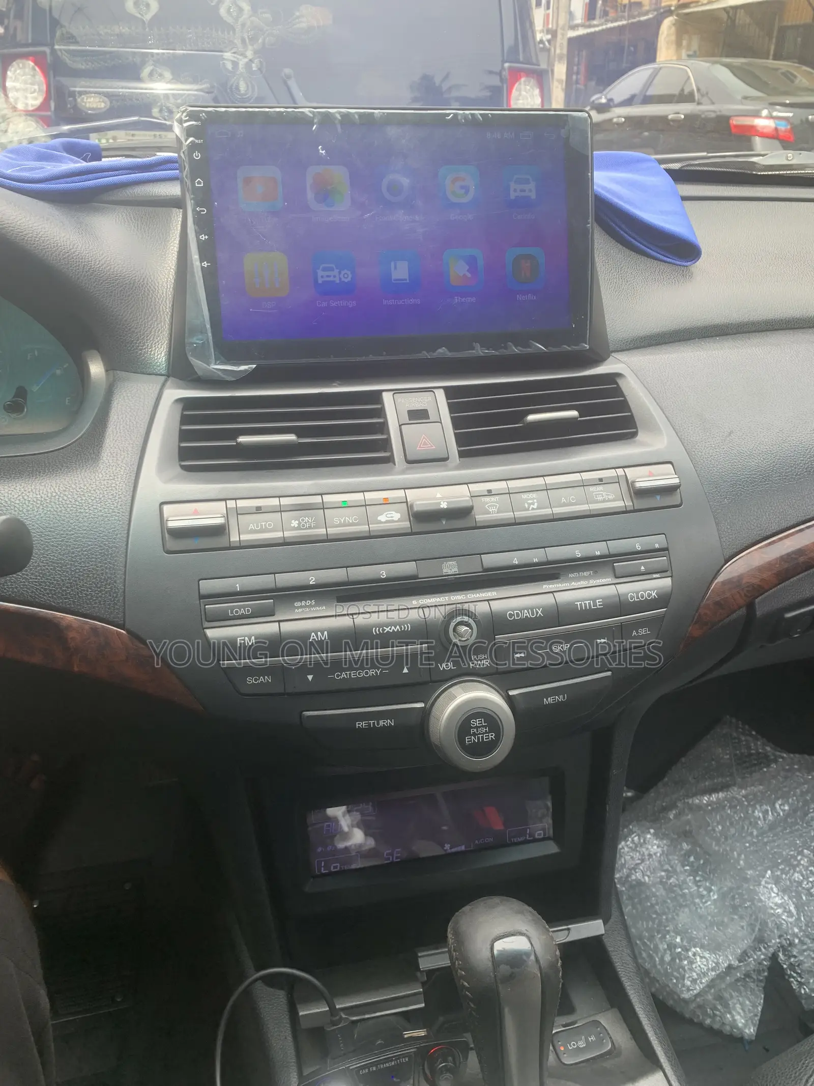 Honda Accord 2008-2012 Android Navigation + Reverse Camera