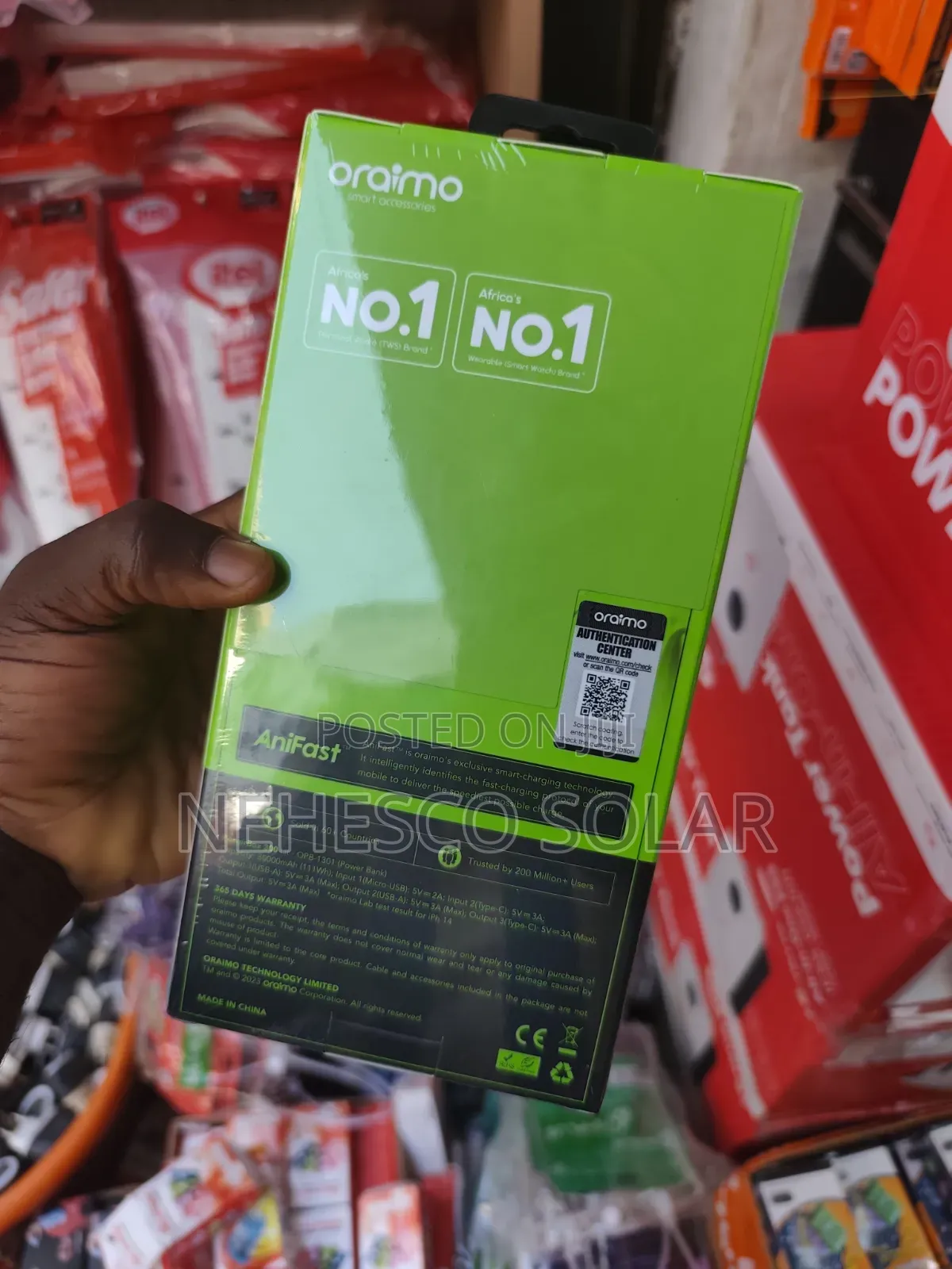 Oraimo 30,000mah | Stay Powered Always