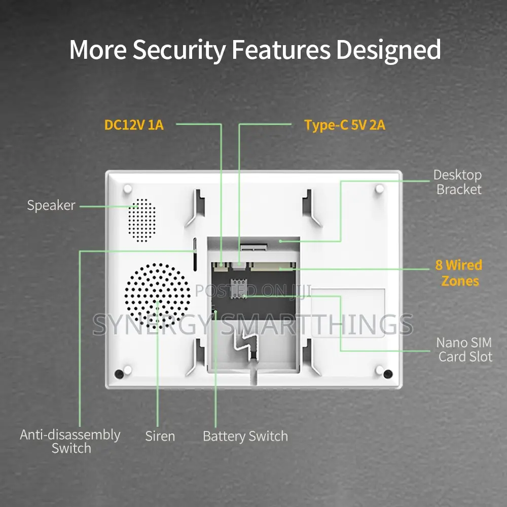 GSM Smart Home Burglar Security Wireless Alarm System 4inch Touch Key