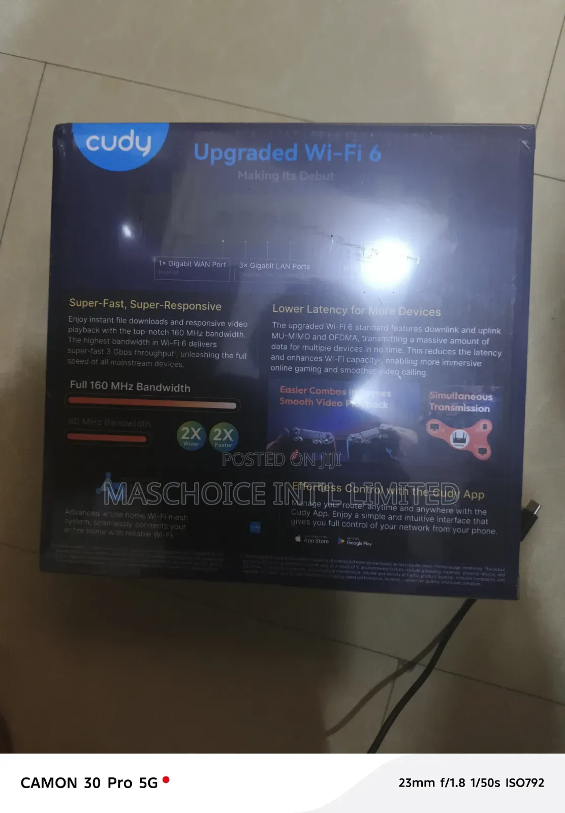 Cudy Ax3000 Wifi 6 Router