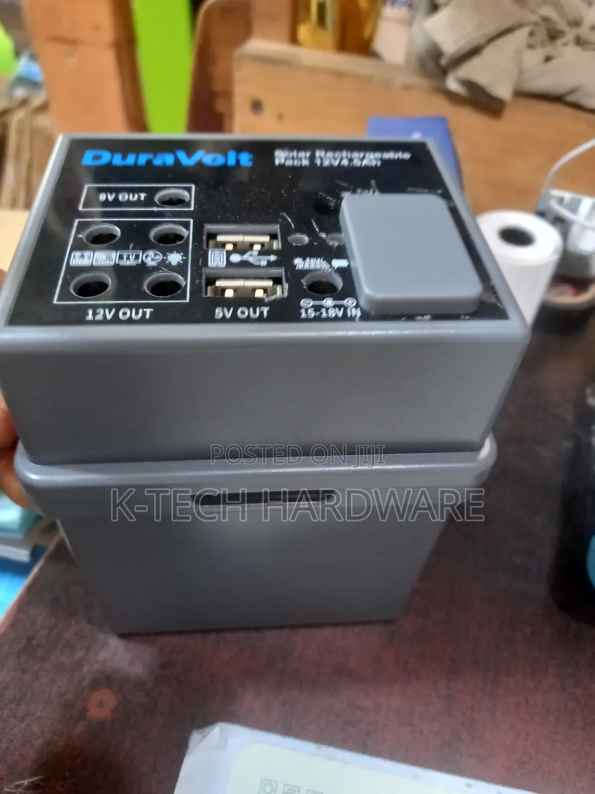 Duravolt SPR-1245 Solar Rechargeable Pack Ups for Wi-Fi Routers