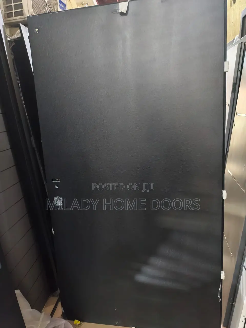Madrid Plain Israeli Security Door 4ft Single Leaf