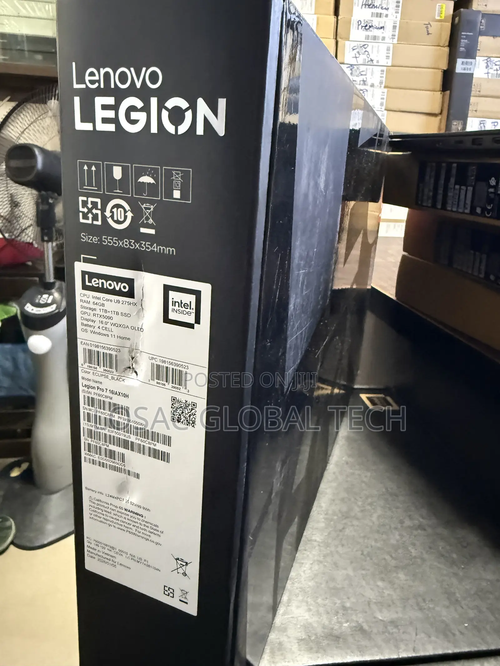 New Laptop Lenovo Legion Pro 7 64GB Intel Core Ultra 9 SSD 2T