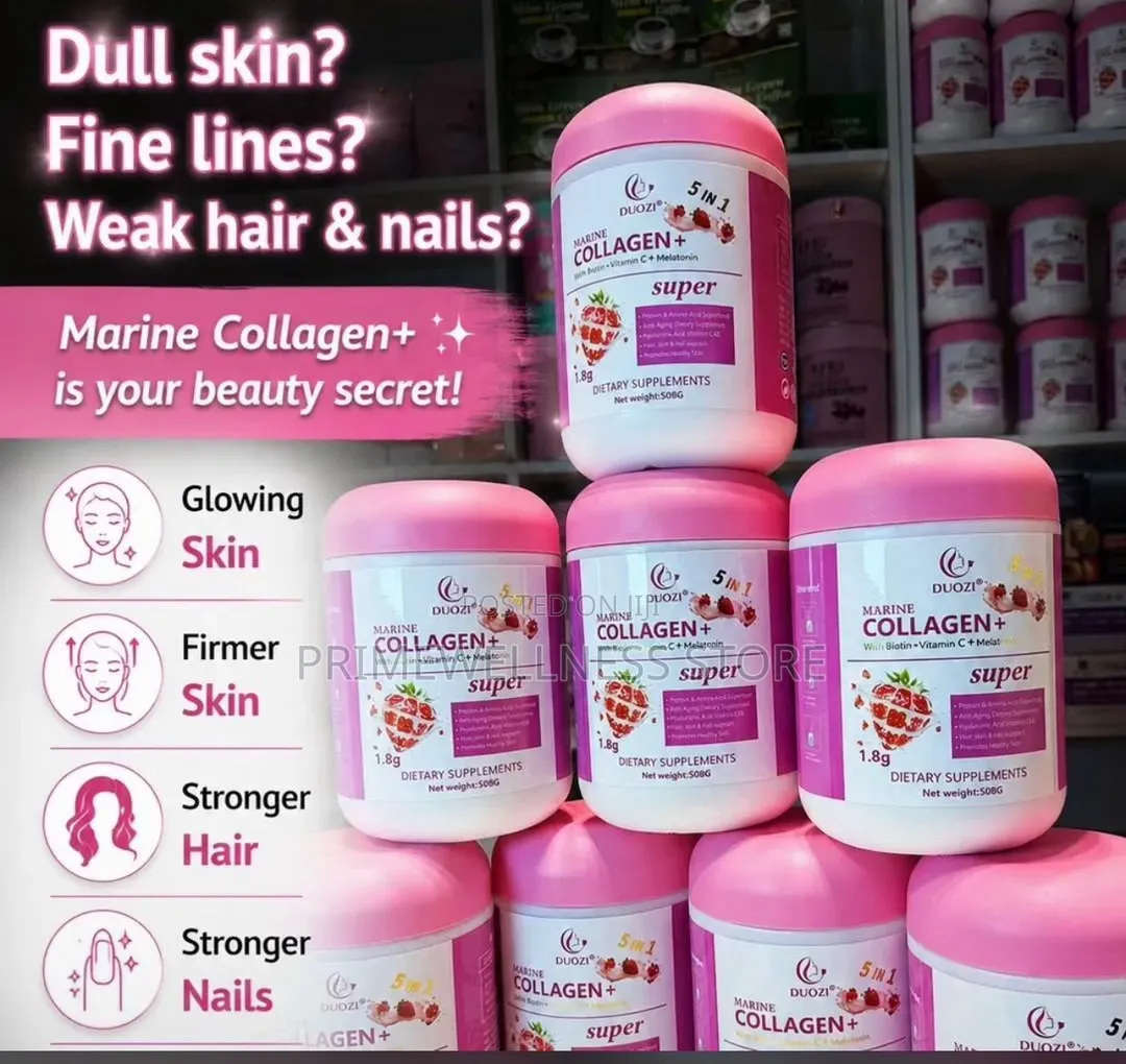 5 in 1 Marine Collagen With Biotin+ Vitamin C+ Melatonin 508g