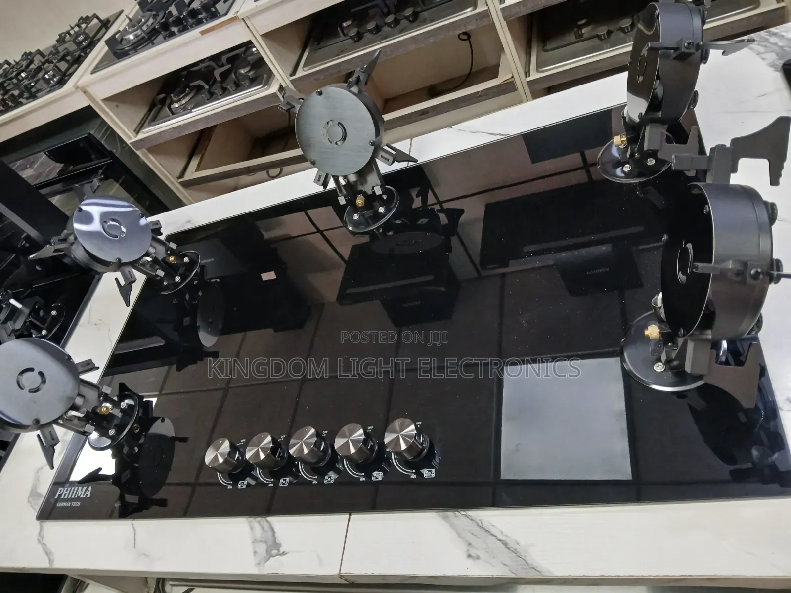 Phima 5 Burners Flip-Up Luxury Inbuilt Gas Cooker 60x90cm  Copper.