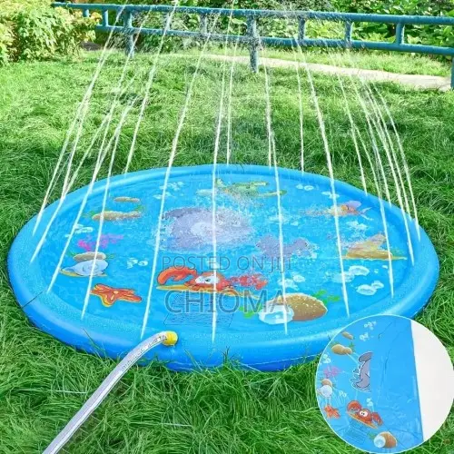 Splash Water Pad, Inflatable Sprinkler Water Mat Toys for Kids