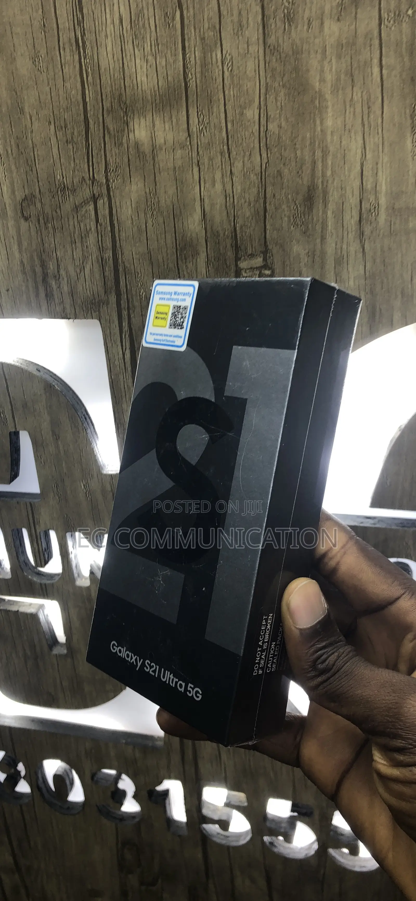 New Samsung Galaxy S21 Ultra 5G 256 GB Black