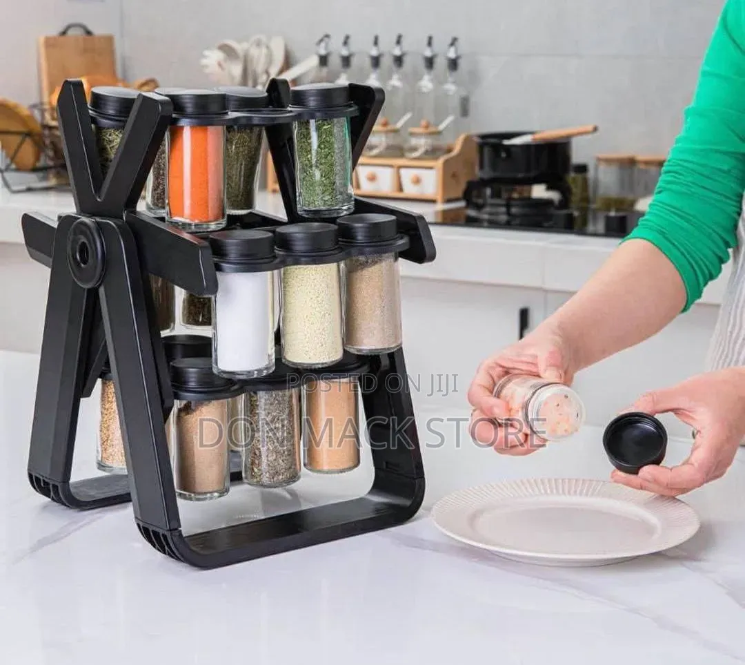 18 Jar Rotating Spice Rack