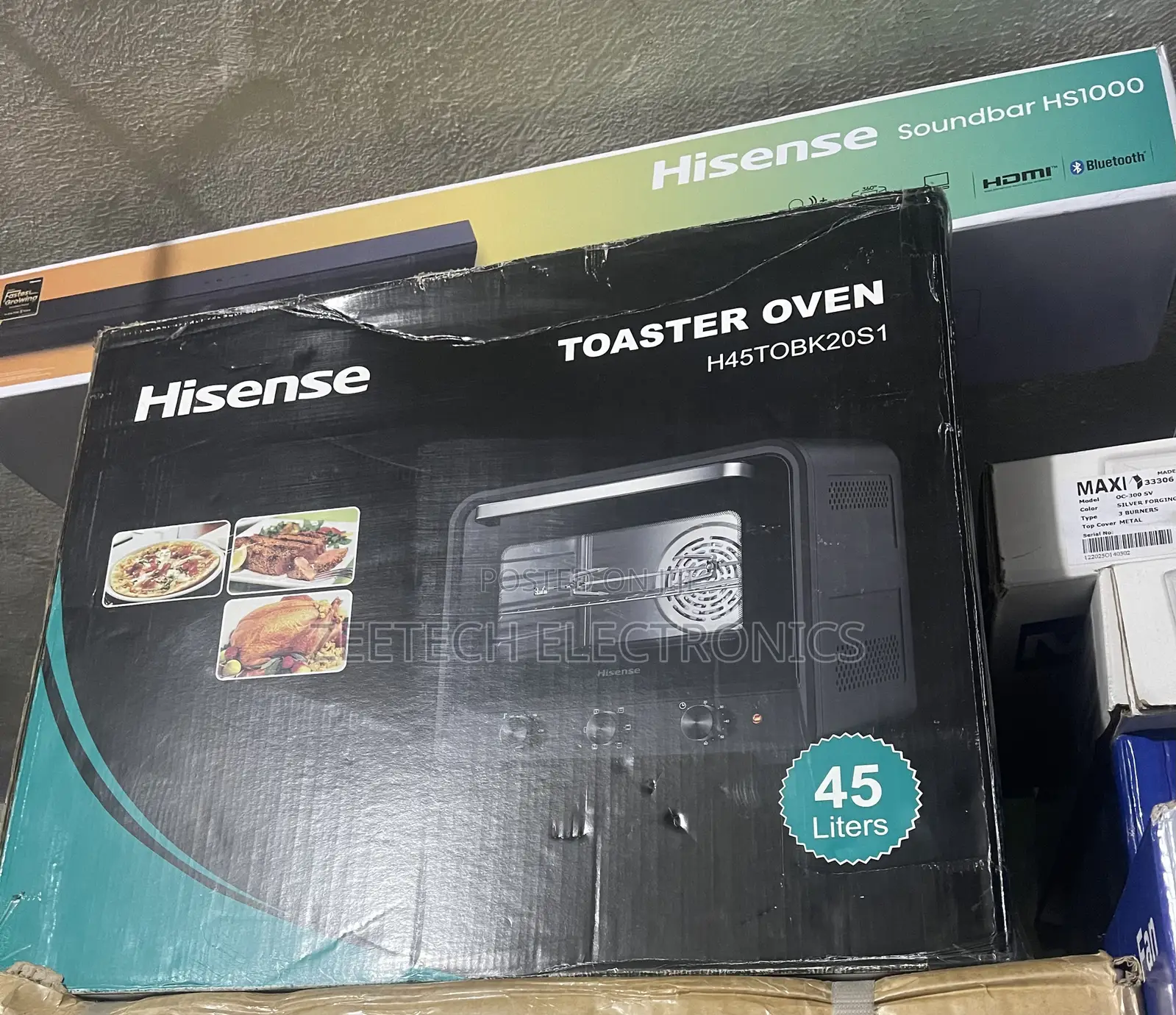 Hisense 45l Toaster Oven, Model H45tobk20s1