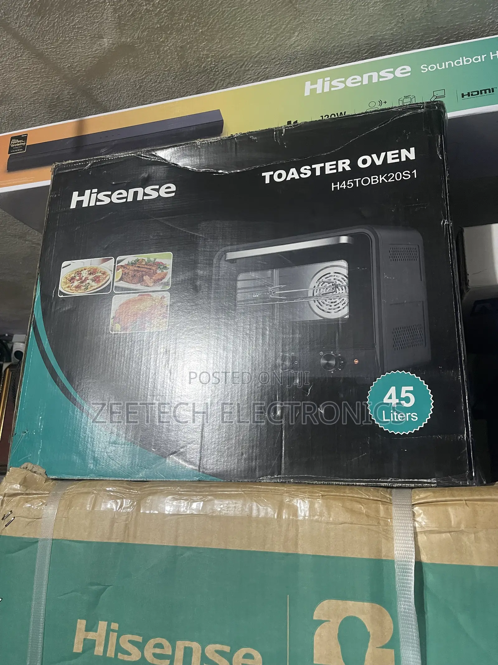 Hisense 45l Toaster Oven, Model H45tobk20s1