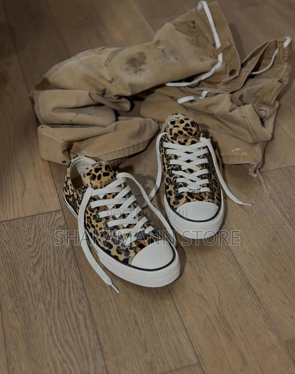 Original Converse Leopard Print High Quality