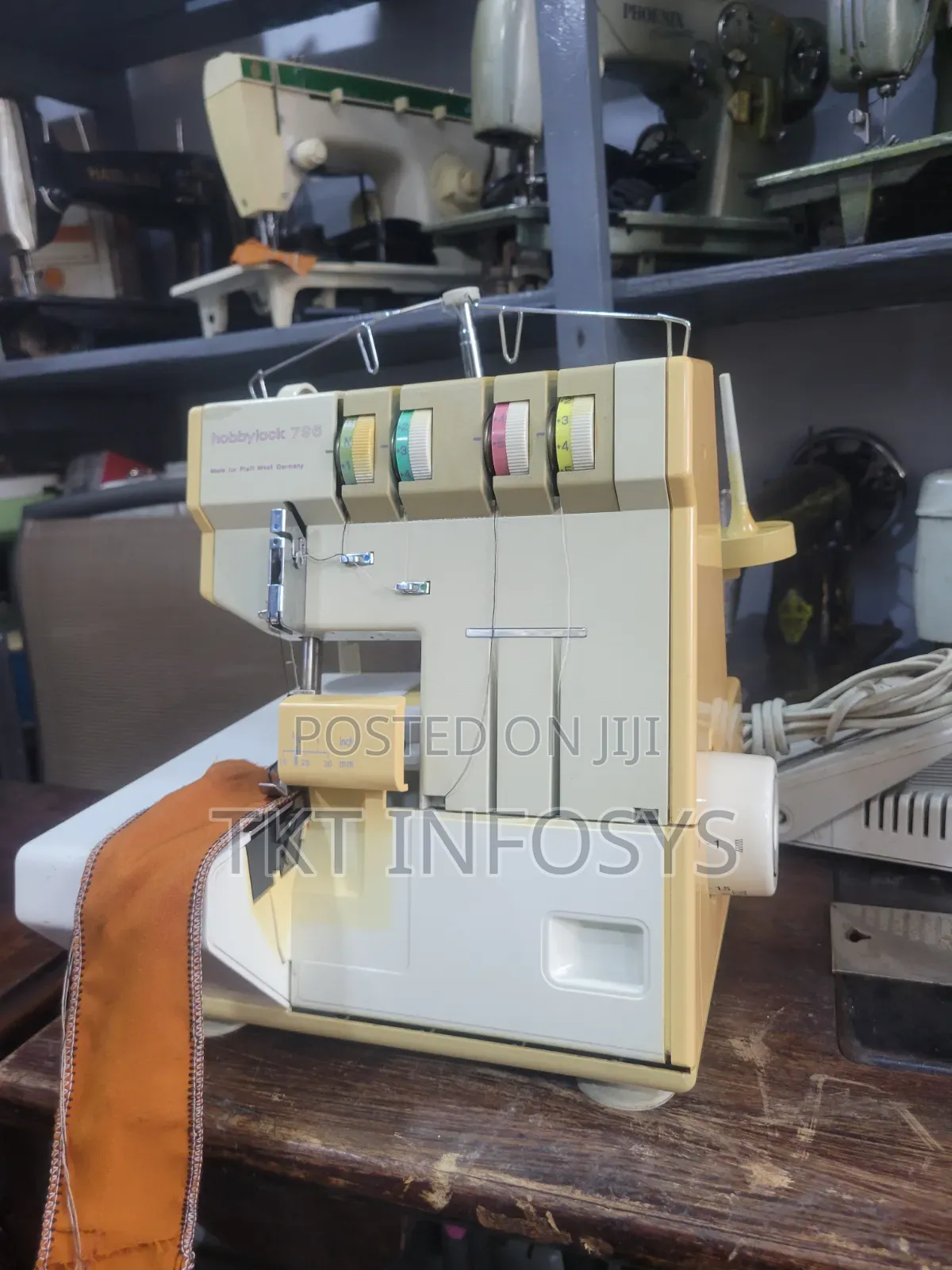 Hubbylock 796 Weave and Sew Machine