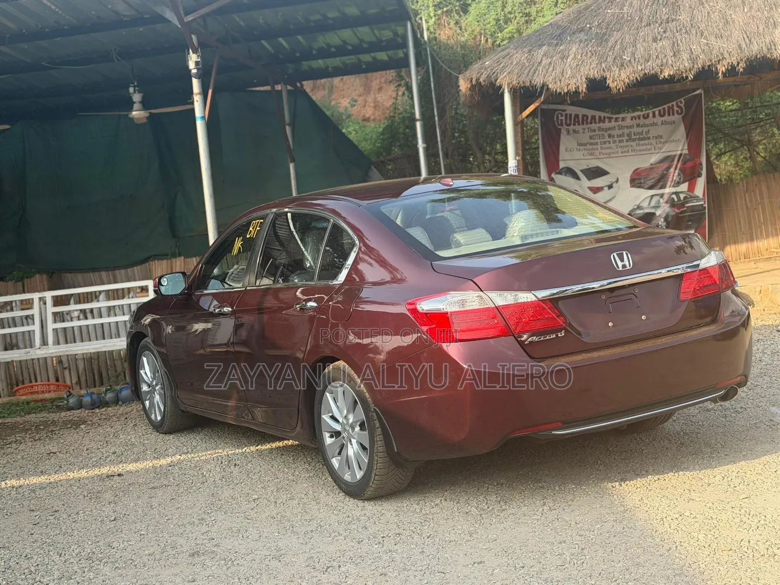 Honda Accord 2013 Maroon
