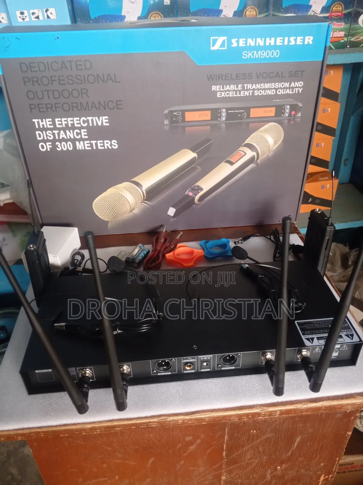 Sennheiser Double Over Head and Lapel Microphone