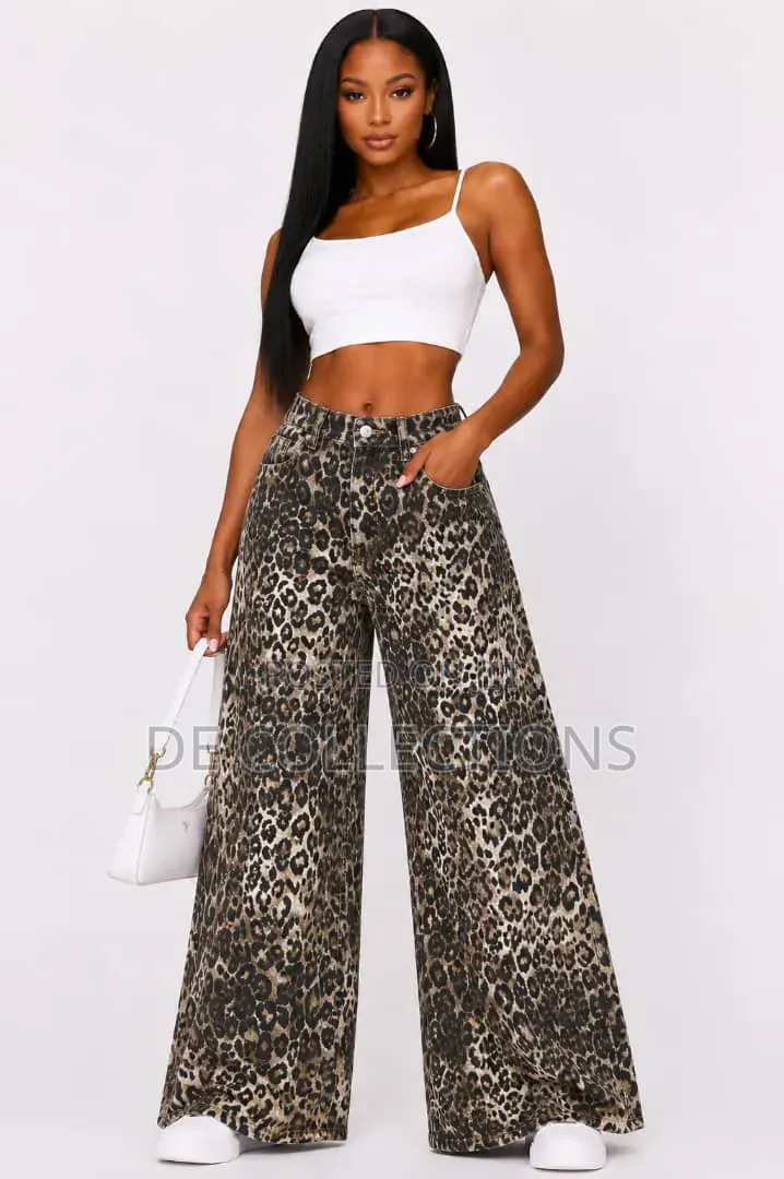 Flower Designer and Plain Jeans in Different Sizes