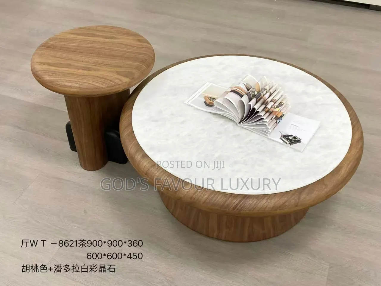 Classic Center Table and Side Stool.