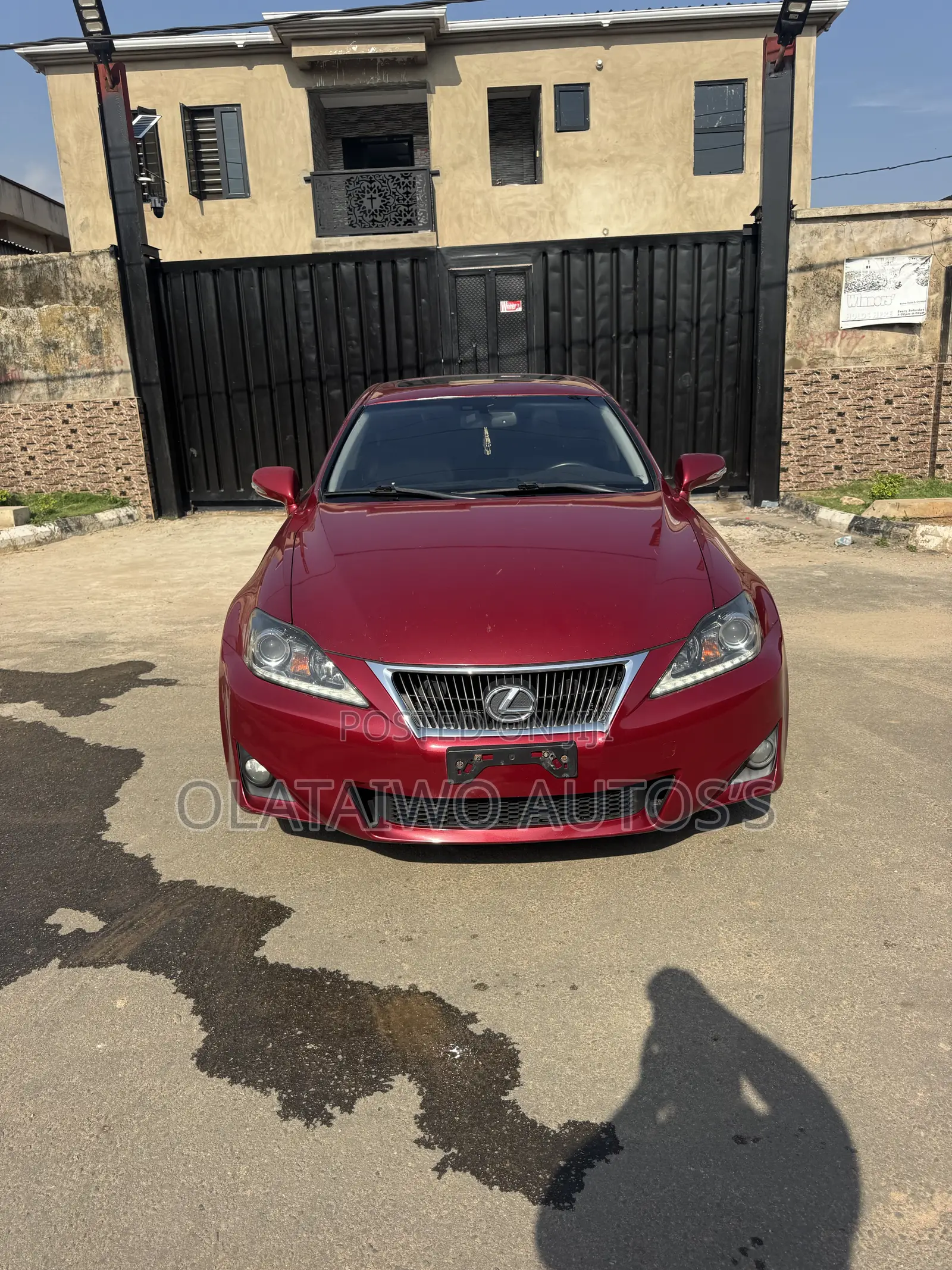 Lexus IS 250 Automatic 2010 Red