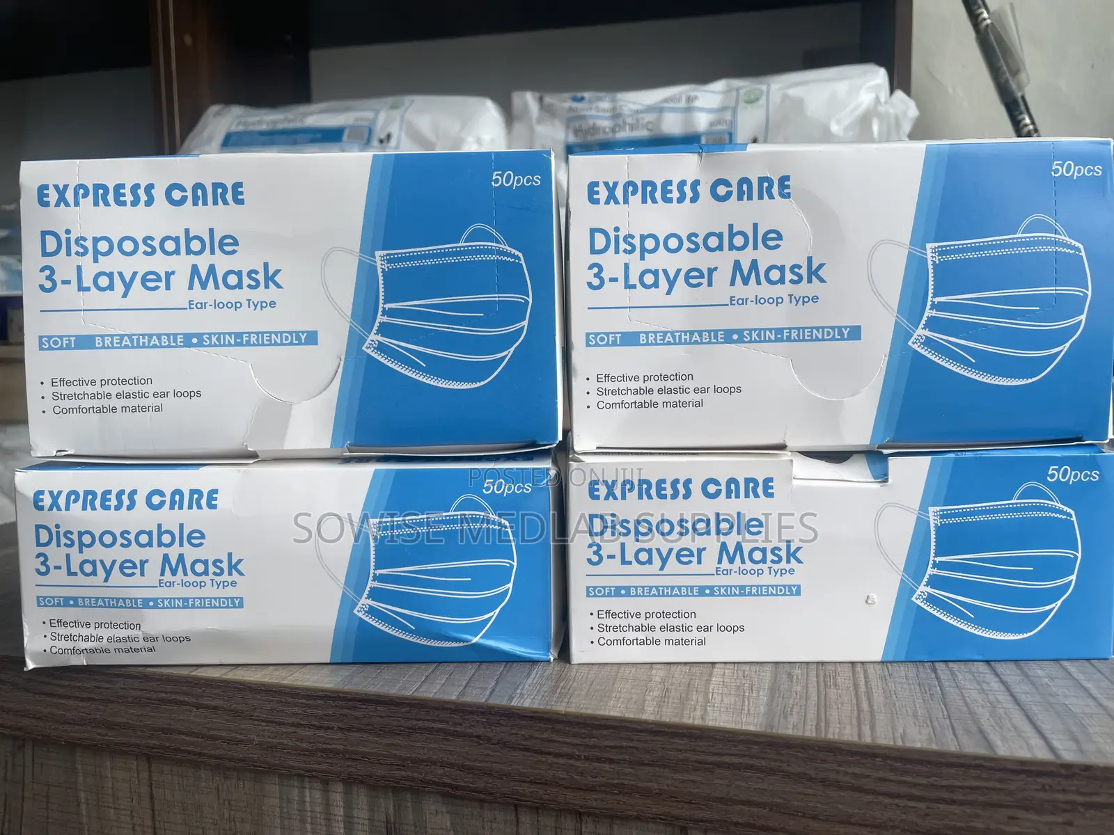 3 Layers Disposeable Surgical Nose Mask