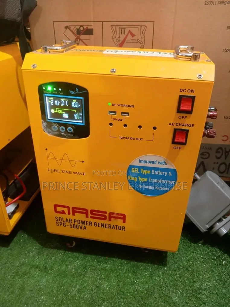 Quality Qasa SPG-500va Solar Power Generator