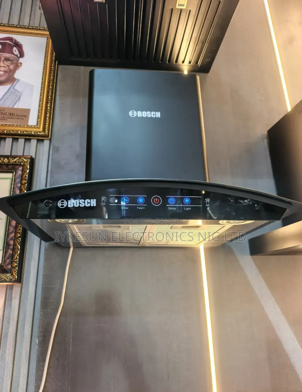 Quality Bosch 60cm Curved Smart Automatic Digital Heat Extractor Etc.