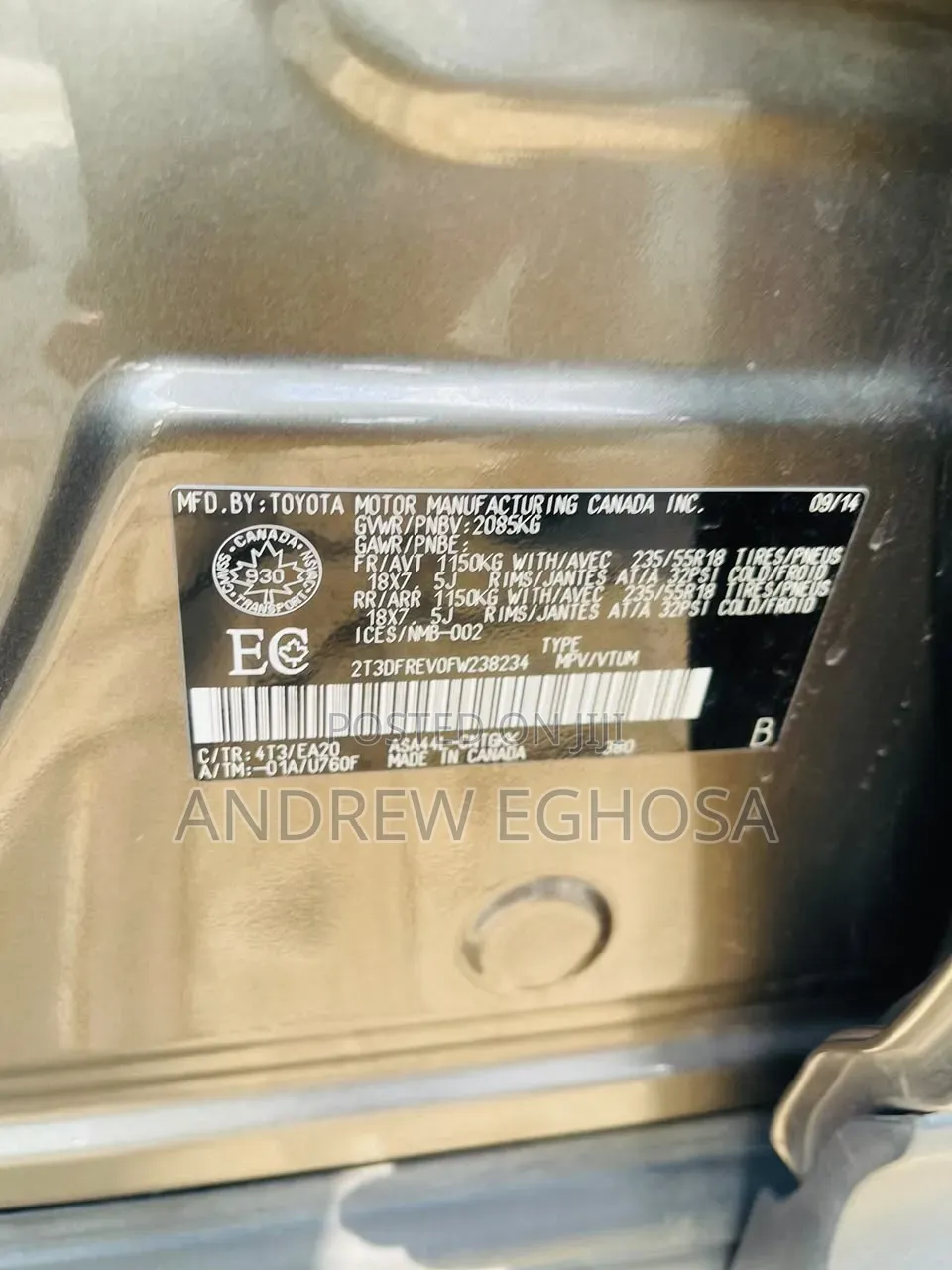 Toyota RAV4 2015 Gray