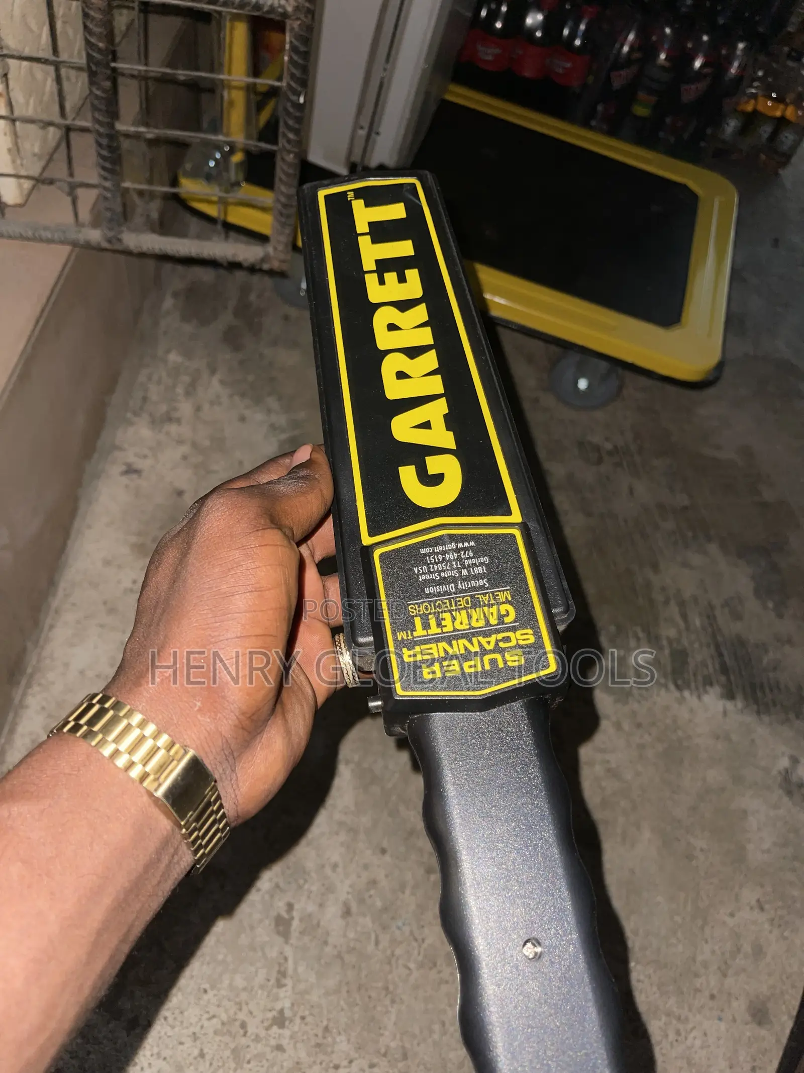 Metal Detector Garrett Body Scanner Device