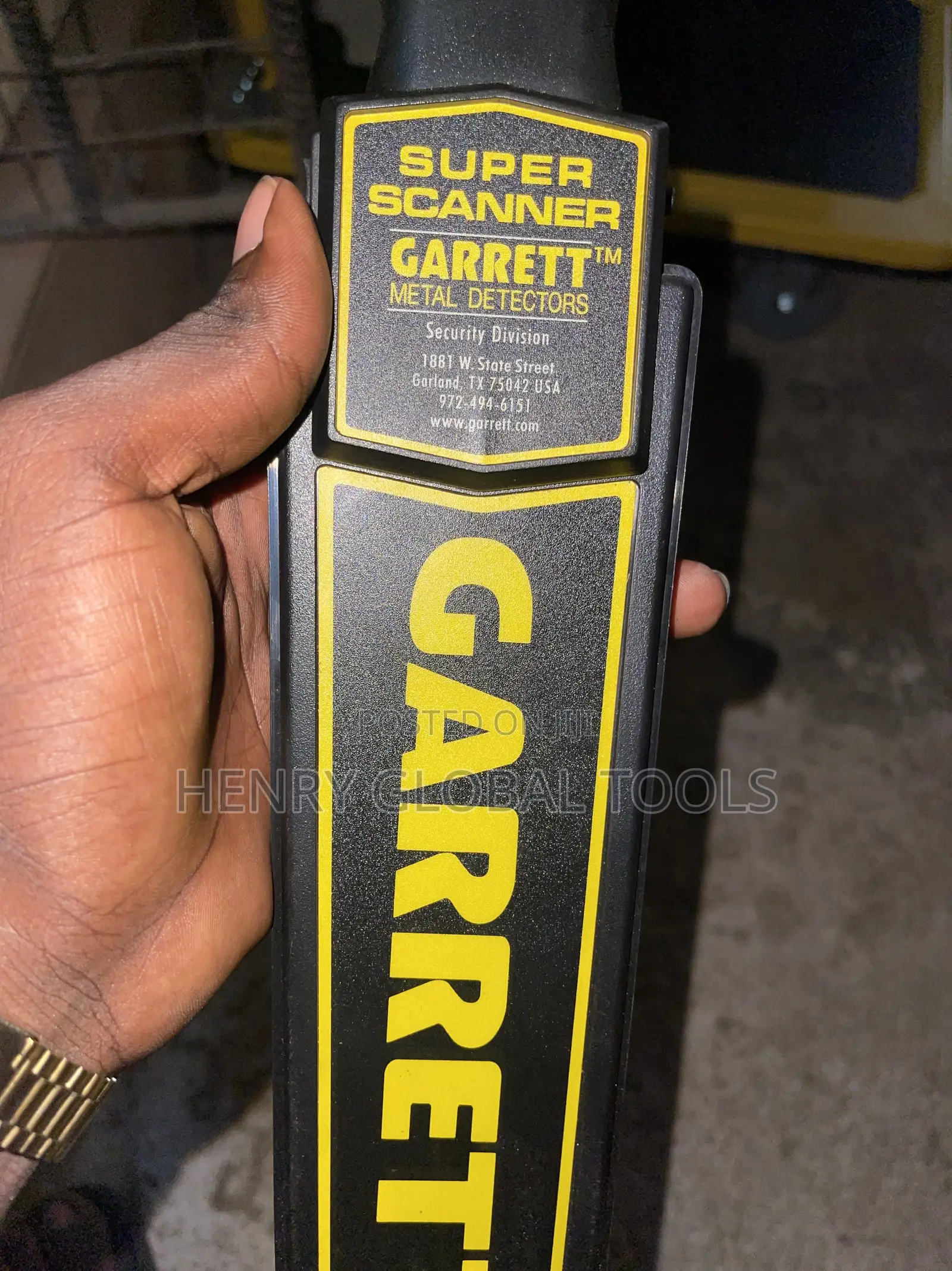 Metal Detector Garrett Body Scanner Device