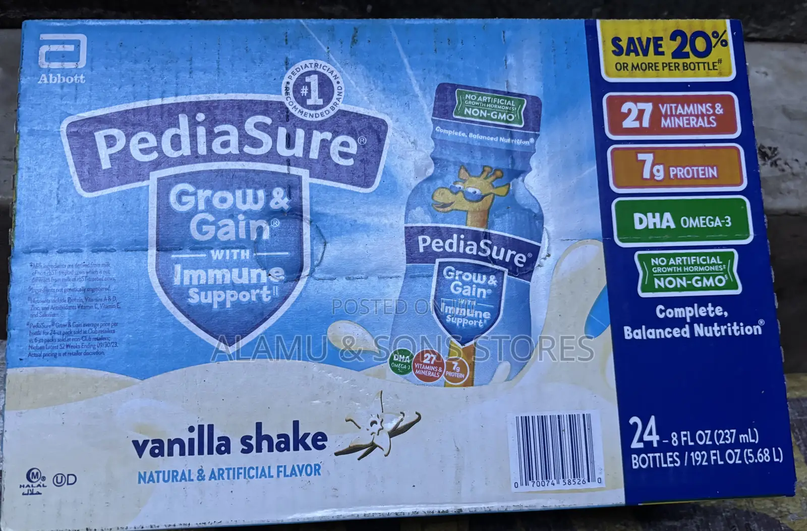 Pediasure Grow Gain Shake. Available in All Flavors.