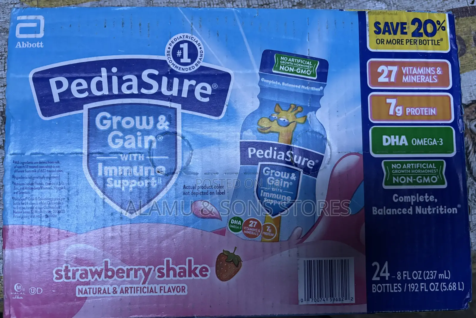 Pediasure Grow Gain Shake. Available in All Flavors.