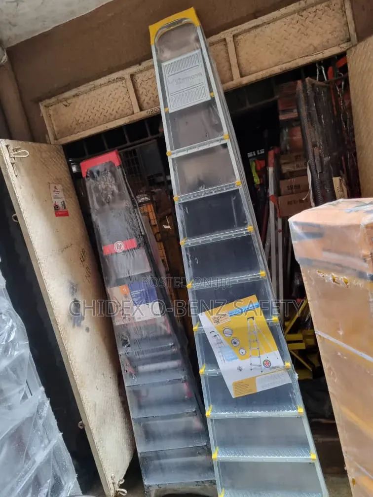 10 Steps Upstrong Aluminum Library Ladder