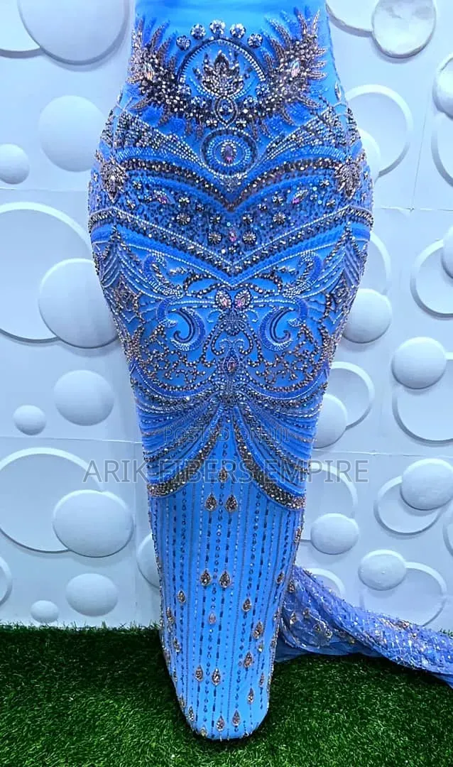 Embroidered Beaded Lace