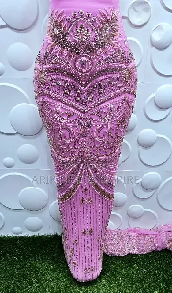 Embroidered Beaded Lace