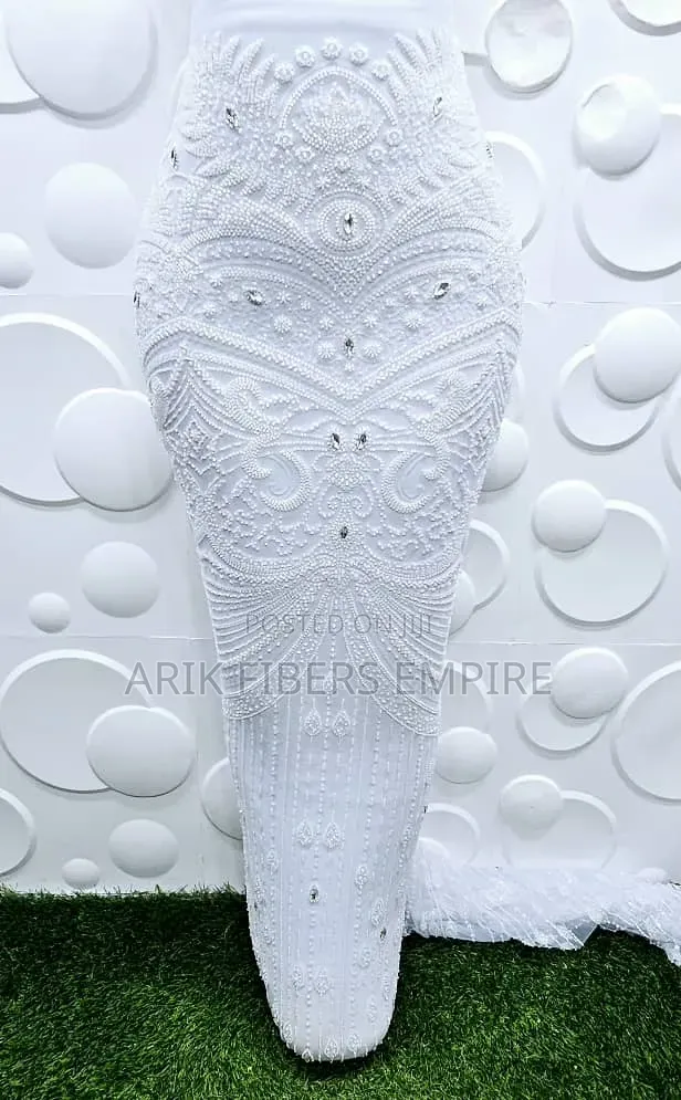 Embroidered Beaded Lace
