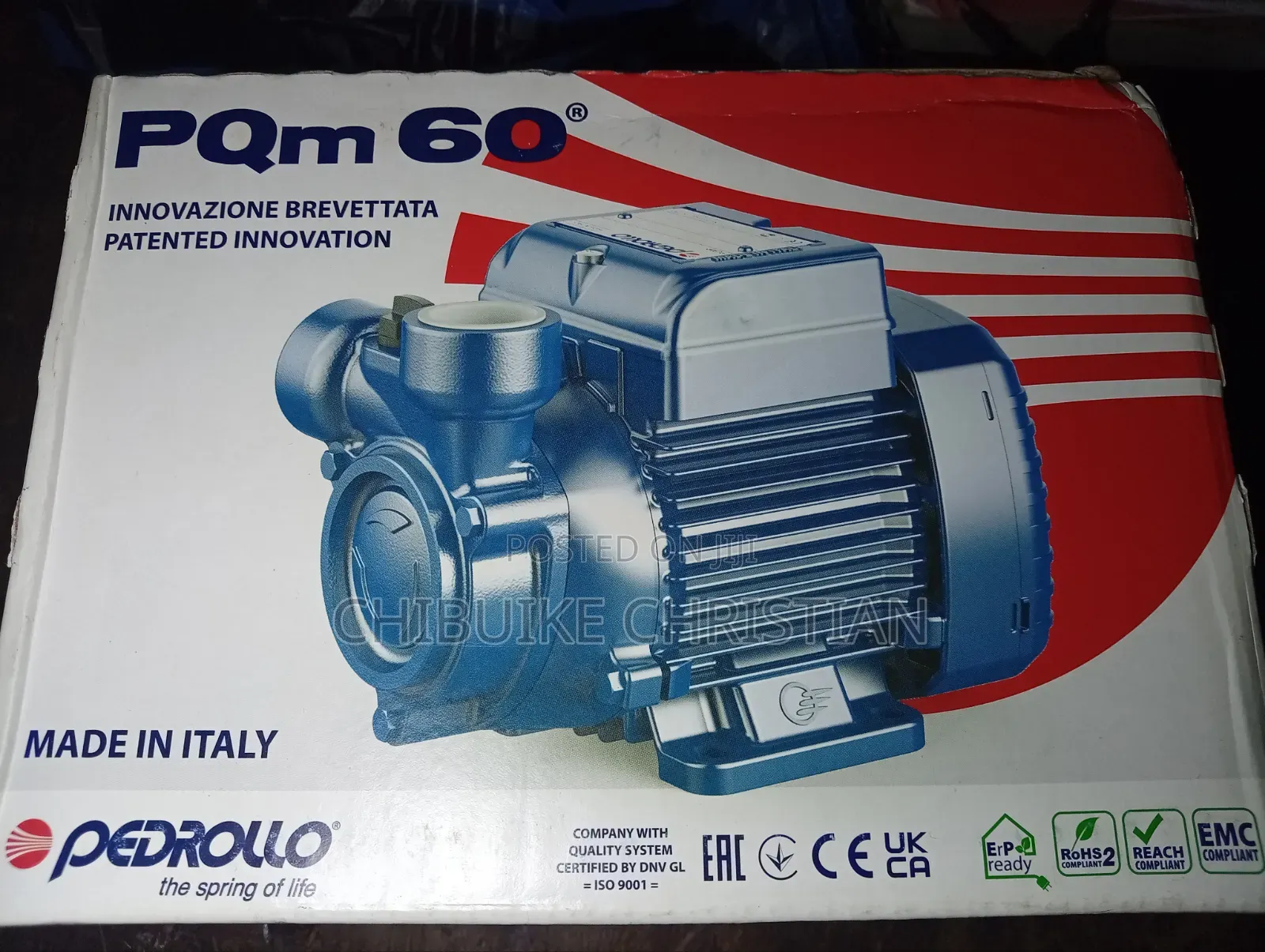 0.5hp Pedrollo