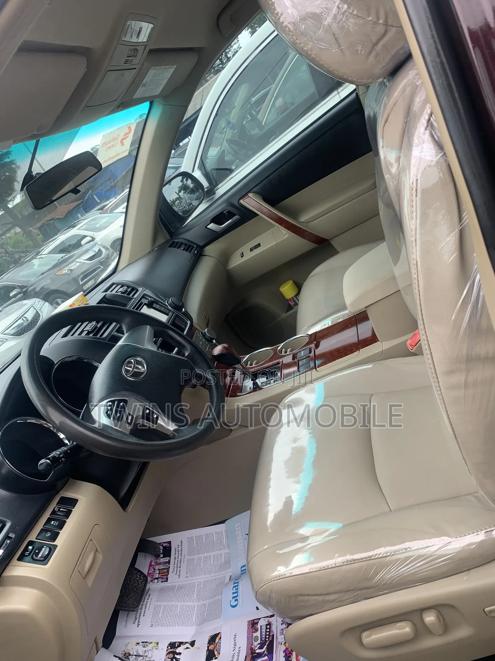 Toyota Highlander Limited 3.5l 4WD 2013 Burgundy