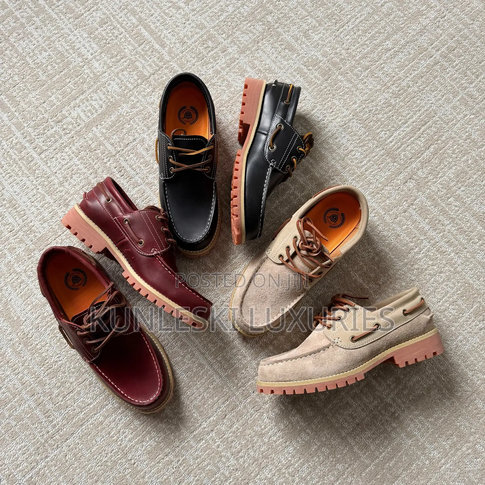 Original Authentic 3-Eye Lug Boot Shoes
