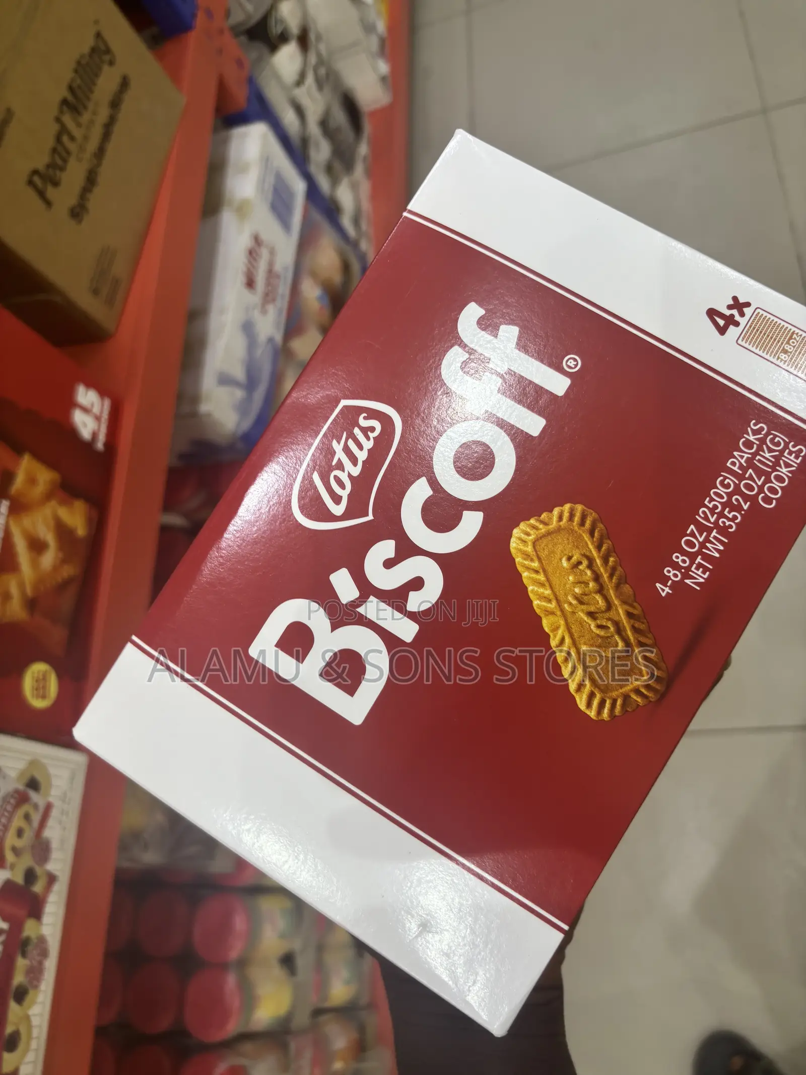 Lotus Biscoff Caramelized Biscuits 4 X 250g Imported Cookies